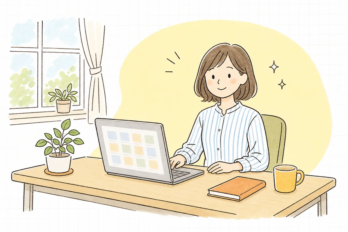 GTMの設置を終えて、タグの追加を自分の手元でできるようになり、落ち着いた表情の企業のWEB担当者